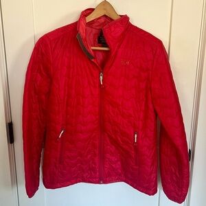 Women’s Lightweight Quilted Puffer Jacket - Red